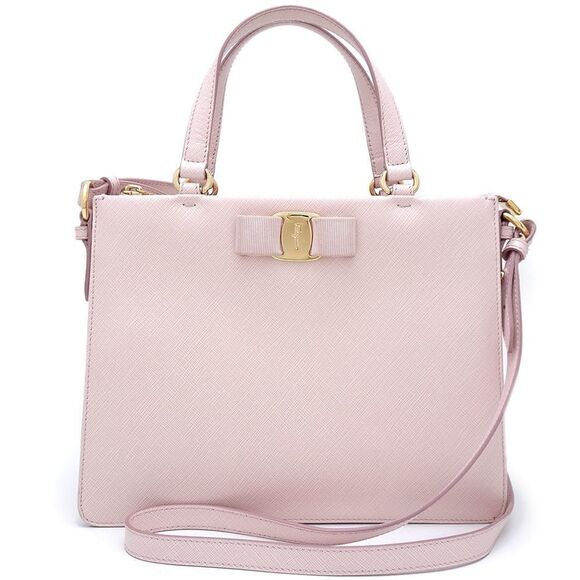SALVATORE FERRAGAMO Pink Leather Bag - Picture 1 of 9